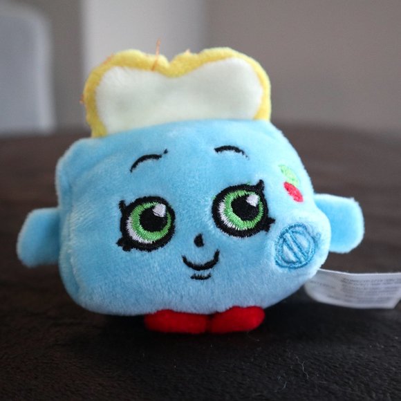 Shopkins Other Shopkins Toasty Toaster Cute Blue Plush Doll